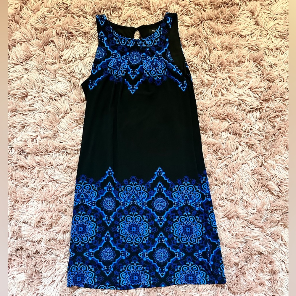 White House Black Market Knee Length Mandala Dress